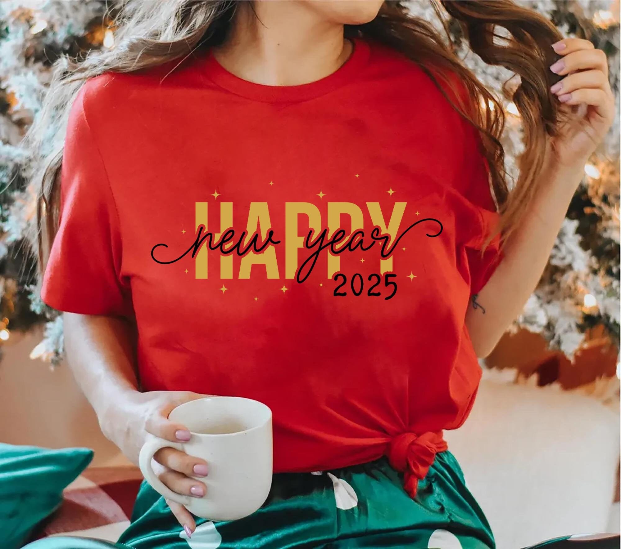 Happy New Year 2025 T shirt New Year Shirt New Year Crew Shirt Hello 2025 Tee New Year Eve Tshirt New Year 2025 Sweatshirt New Year Gift Sweatshirt – Everyday Comfort · Trending Graphic Apparel