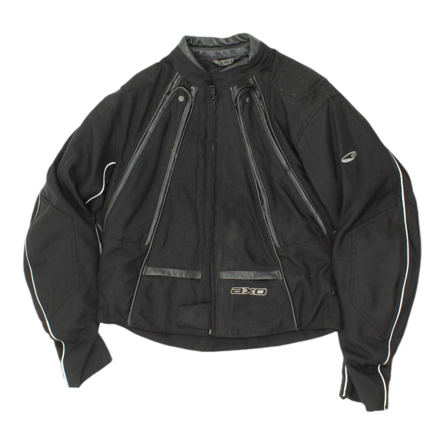 AXO Womens Black Motorcycle Jacket Vintage Motorbike Clothing Biker Gear VTG Graphic Tee – Aesthetic Look · Trending Graphic Apparel