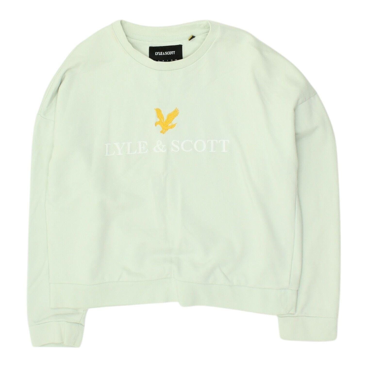 Lyle Scott Womens Green Pullover Sweatshirt Vintage High End Designer VTG Sweatshirt – Soft Feel · Great Gift For Fans