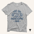 Awesome Dad Shirt Dad and Daughter Gifts Dad and Sons Dad Birthday Gifts From Daughter Gift from Kids Joke Shirt Dad Life Newborn Graphic Tee – Feel-Good Design · Must-Have Style