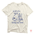 Bit Of A Mess But Doing My Best Retro T Shirt design Positivity Mental Health Inspirational Hope and Strength Hospital Patient Gift Graphic Tee – Aesthetic Look · Must-Have Style
