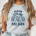 Hair Styling is My Jam Shirt Funny Hair Stylist Tee Hair Salon Shirt Salon owner gifts Hairdresser Shirt Barber T shirt Hair Care Graphic Tee – Bold Style · Top Pick For Any Outfit