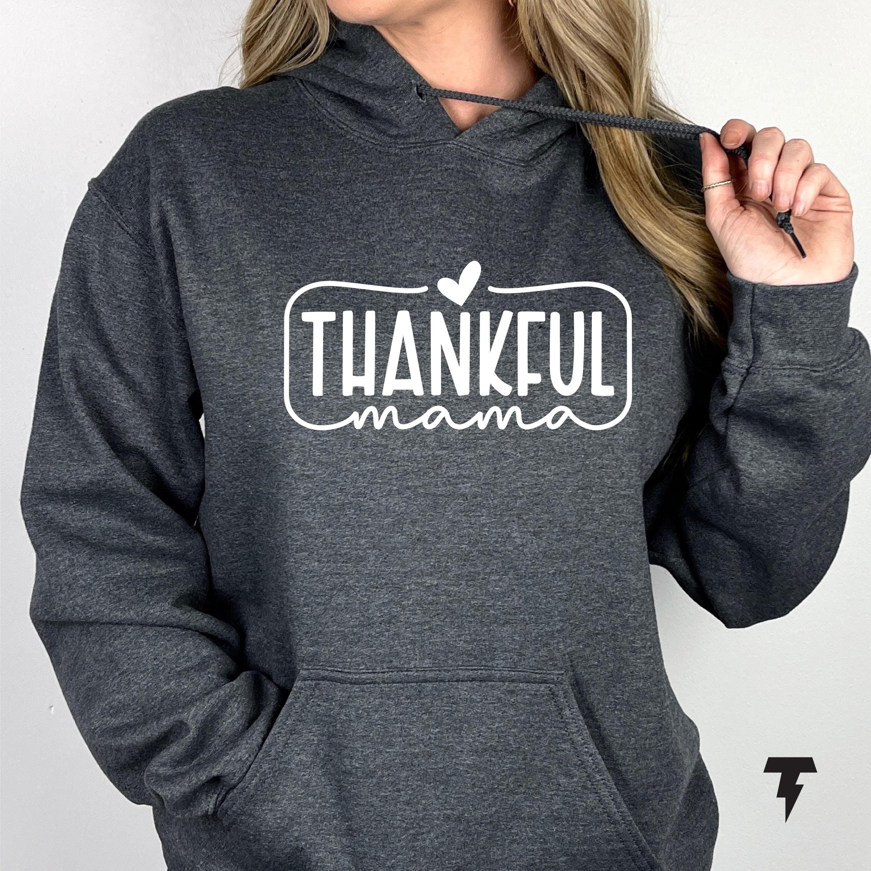 Thankful Mama Hoodie Thanksgiving Mom Sweater Grateful Mom Hoodie Blessed Mom Fall Vibes Cozy fall Soft fall hoodie Fall outfit Hoodie – Warm & Stylish · Trending Graphic Apparel
