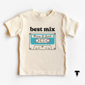 Best Mix Cassette Tape Retro Toddler Shirt Cute Design For Mom and Dad Retro Cassette Tee Funny Toddler Tee Cool Toddler Family Fun Graphic Tee – Cozy Vibes · Great Gift For Fans