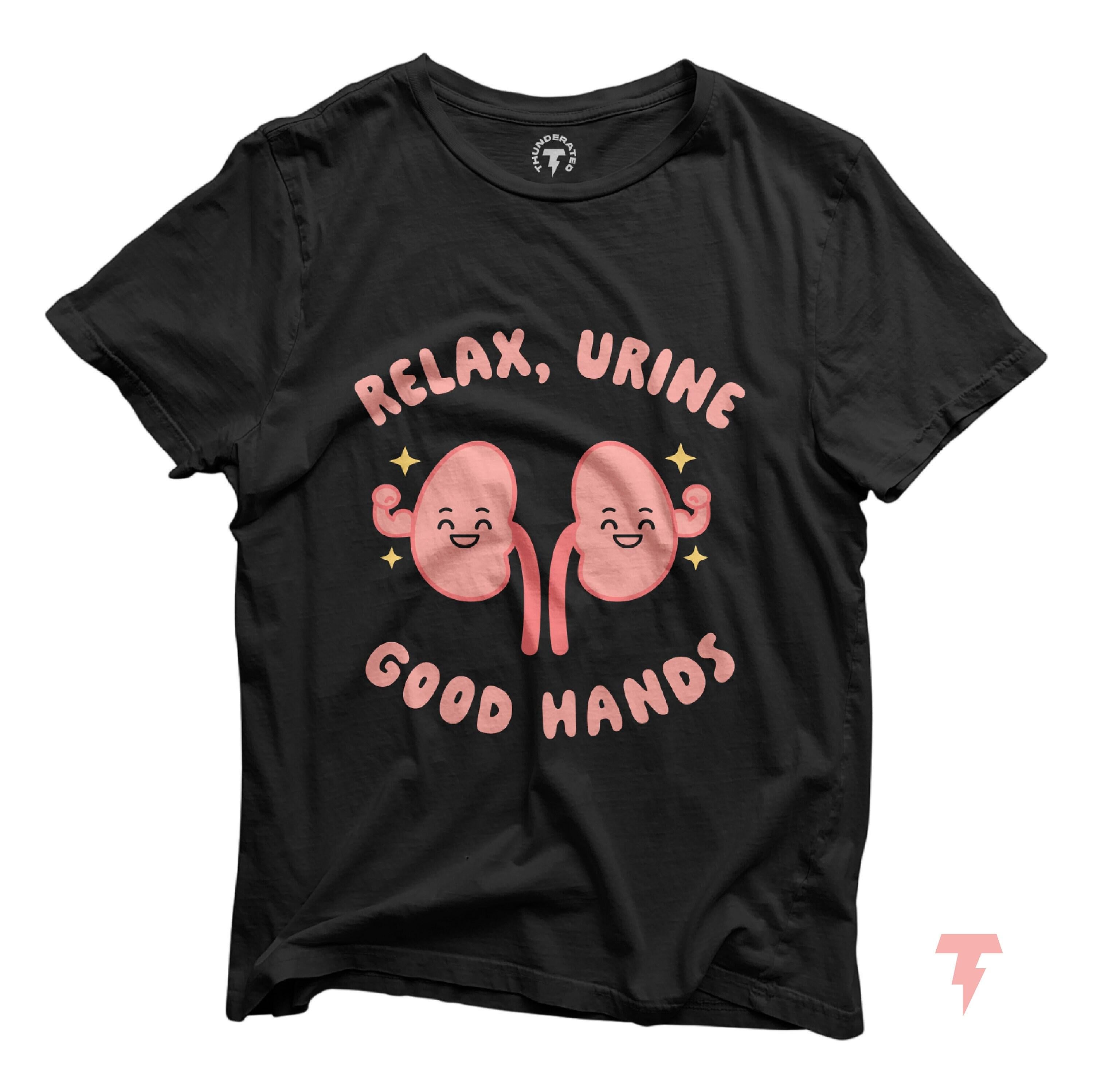 Dialysis Nurse Gifts Nephrology Nurse Shirts Kidney Disease Tshirt Dialysis Tech Vneck T Shirt Gift for Him Urine Good Hands Shirt Graphic Tee – Everyday Comfort · Perfect For Daily Wear
