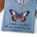 Butterfly Inspirational Bible Quote Tee Jesus Teachings Faith Gift Spiritual T Shirt for Believers and Encouragement Graphic Tee – Feel-Good Design · Top Pick For Any Outfit