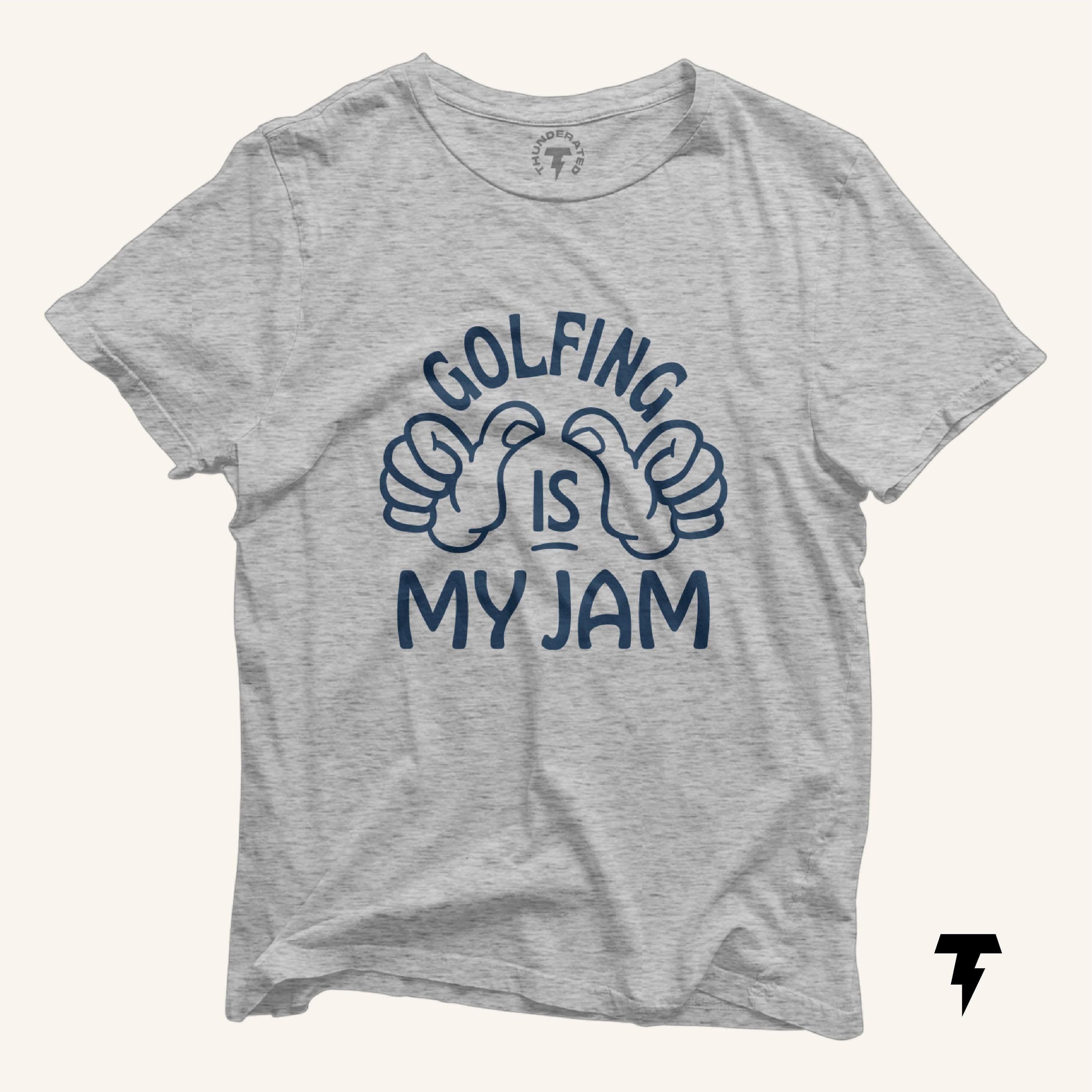 Golfing is My Jam Shirt Funny Golfing Tee Golf Gifts for Men Golf Lover Shirt Golfer Gift Golf Dad Gift Golf Club Life Golf Club Tee Graphic Tee – Soft Feel · Great Gift For Fans