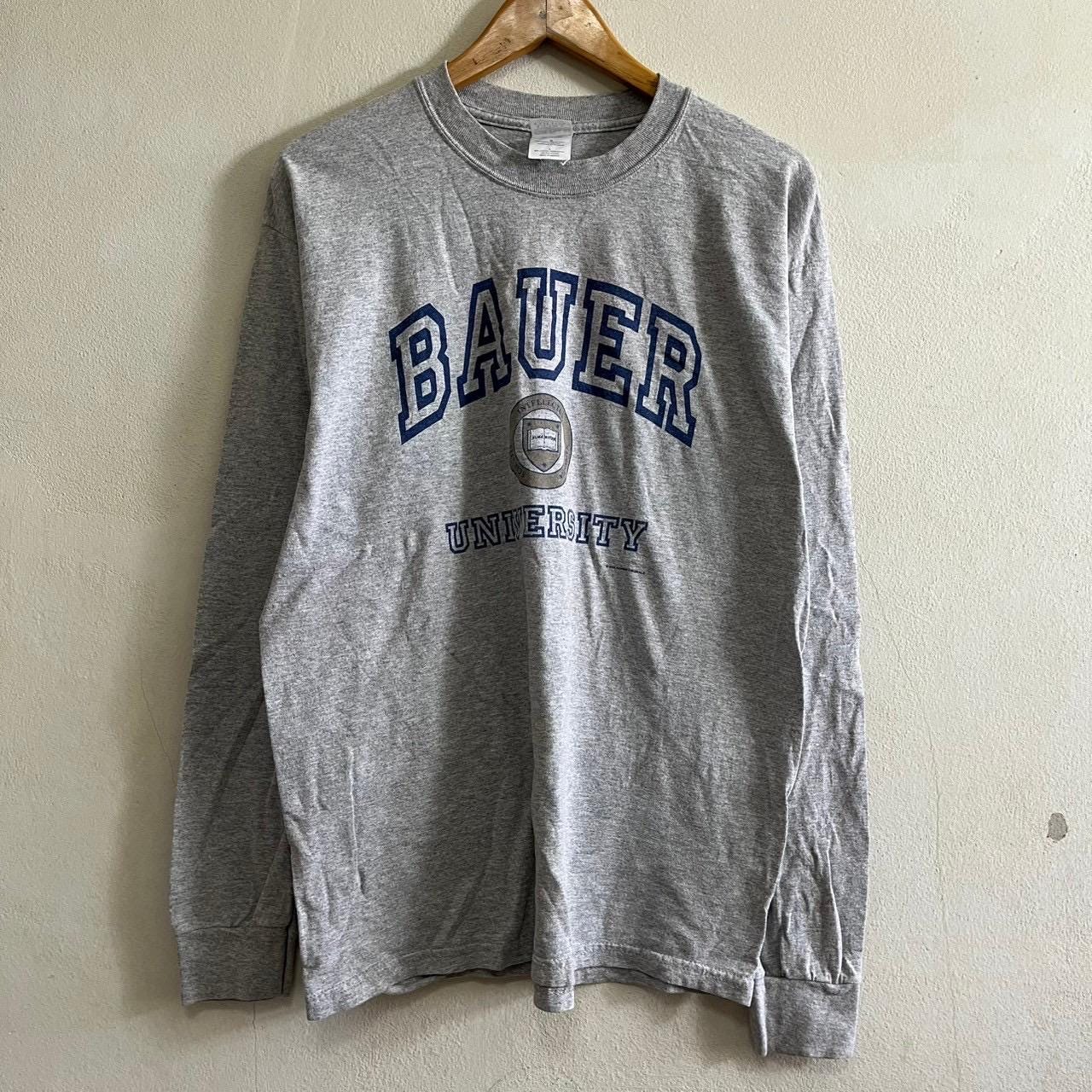 Vintage Bauer University Longsleeve shirt Graphic Tee – Bold Style · Top Pick For Any Outfit