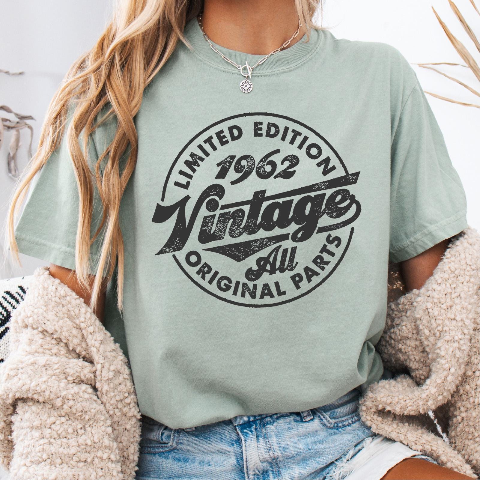 63rd Birthday ShirtVintage 1962 Shirt 63rd Birthday Gift Women 63rd Birthday Gift Men 63rd Birthday Best Friend 63rd Birthday Woman Graphic Tee – Feel-Good Design · Perfect For Daily Wear