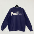 Vintage FedEx Sweatshirt FedEx Crewneck FedEx Express Sweater Pullover Federal Express Delivery Courier Print Logo Blue Large Sweatshirt – Everyday Comfort · Perfect For Daily Wear