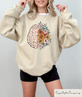 Brain Anatomy T shirt Nurse Sweatshirt Womens Nursing School Sweater Nursing Student Anatomical Layout Brain tee Gift for Nurse Sweatshirt – Aesthetic Look · High-Quality Print