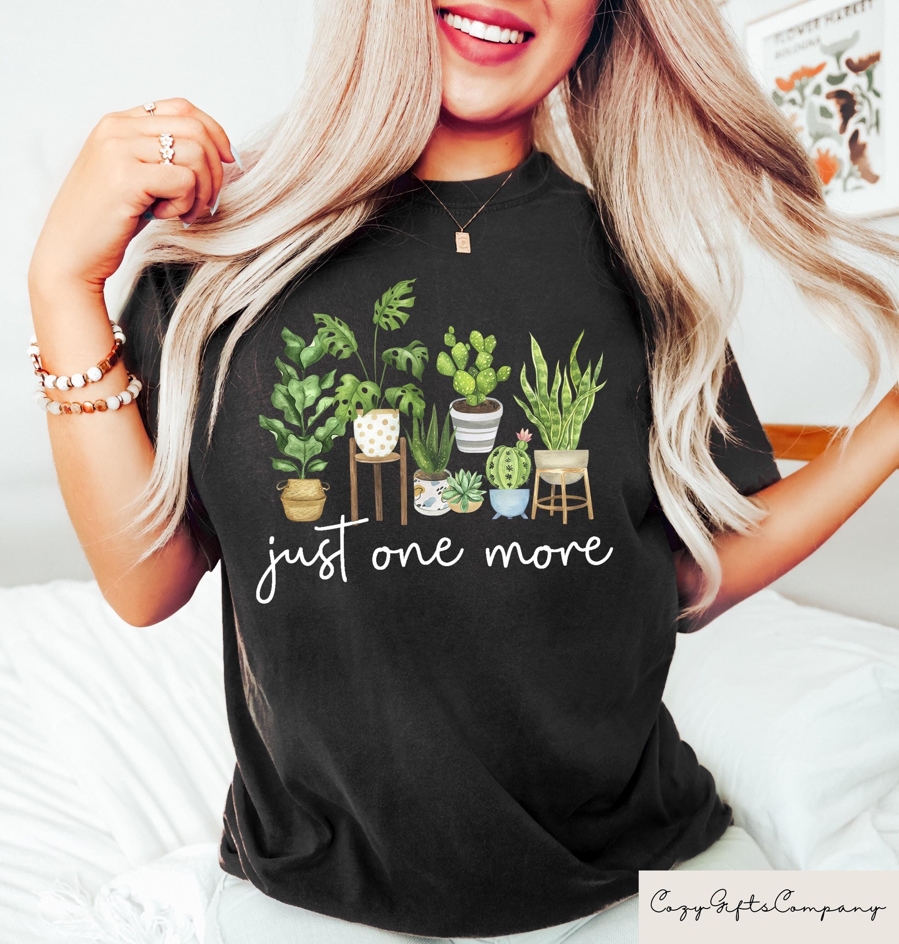 Just One More Shirt Plant Lady Sweatshirt Just One More Plant Shirt Crazy Plant Lady Tee Gardening Sweater Plant Mom Plant Lover Gift Sweatshirt – Fan Favorite · Top Pick For Any Outfit