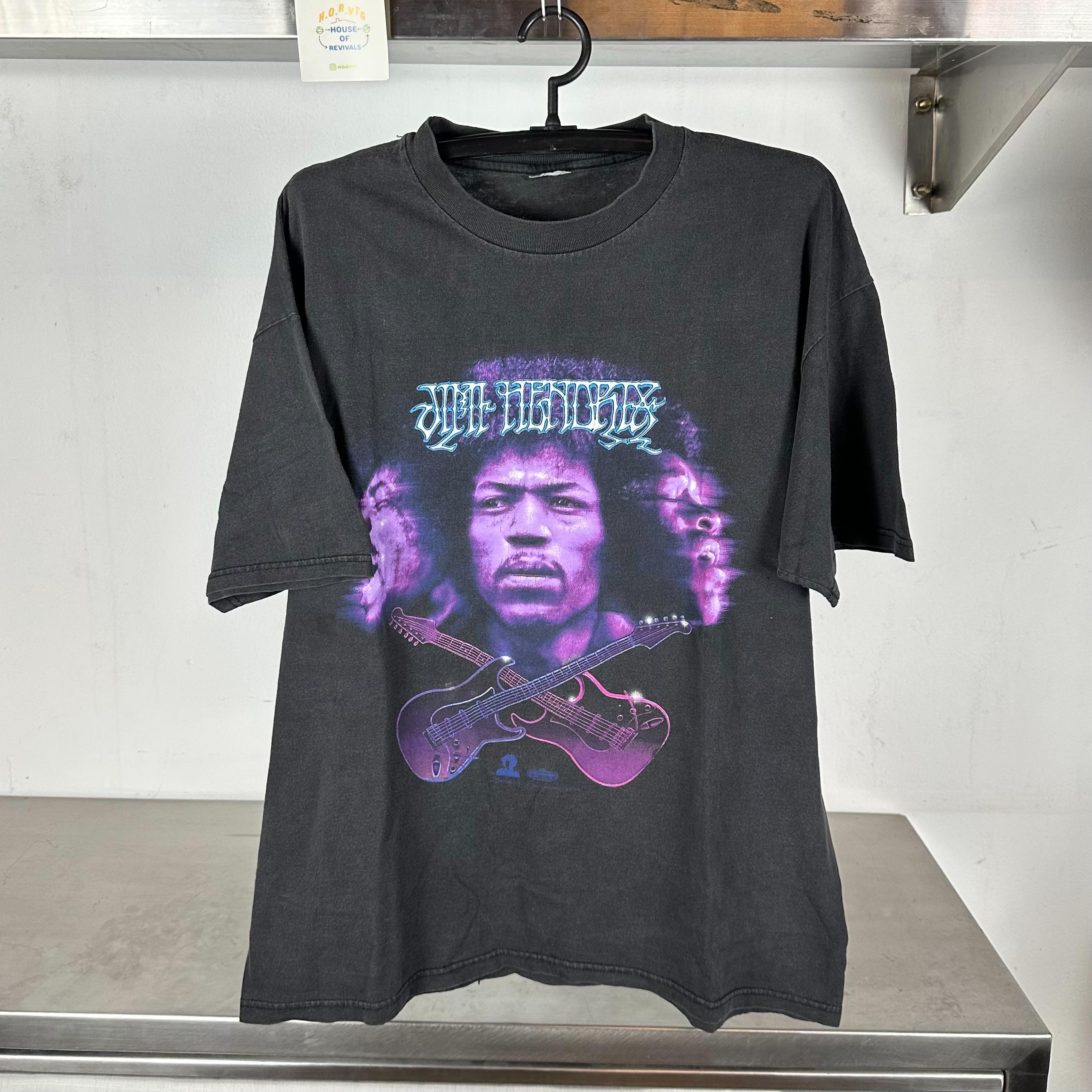 Vintage 90s Jimi Hendrix Voodoo Child Faded XL T shirt Vintage Jimi Hendrix Vintage Band Tees Vintage Music Tees Faded Tees Graphic Tee – Aesthetic Look · Perfect For Daily Wear