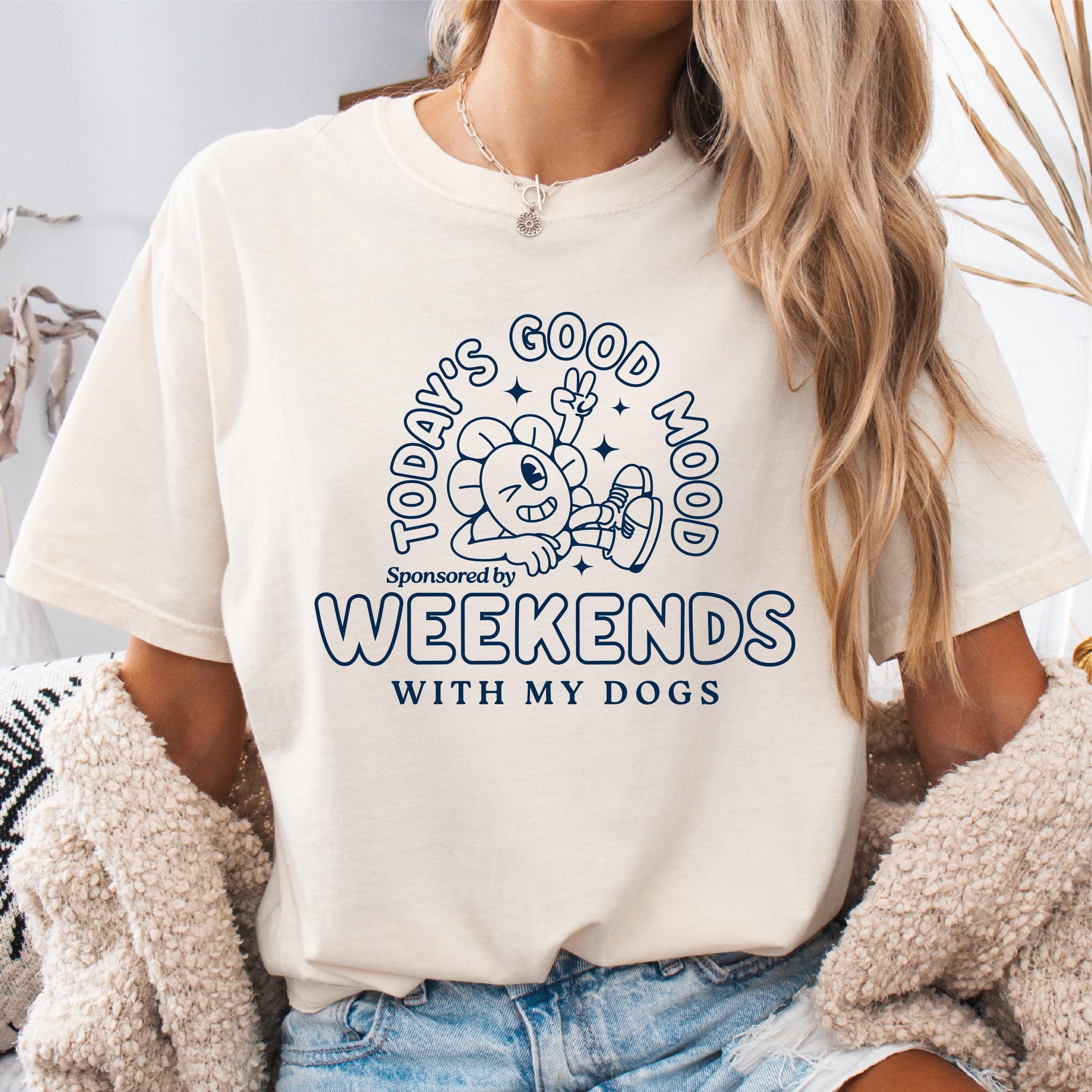Funny Dog Lover Shirt Dog Mom Gift Sponsored By Weekends Dog Mom Tee Dog Shirt Gift For Dog Lover Dog Person Funny Dog Shirt Graphic Tee – Everyday Comfort · Top Pick For Any Outfit