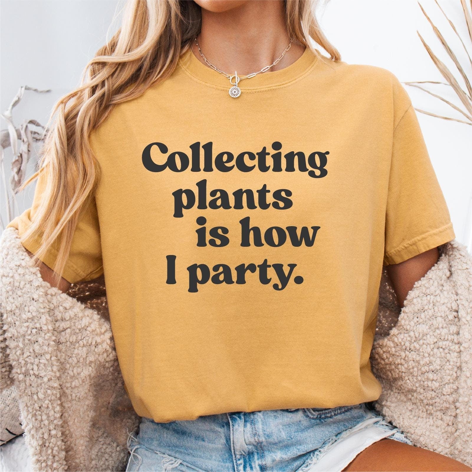 Collecting Plants is How I Party Plant Lover Shirt Gardening Shirt Gardener Tee Succulent Tee Boho Shirt Funny Plant Shirt Graphic Tee – Aesthetic Look · Trending Graphic Apparel