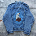Vintage 90s Levis Denim Eagle Embroidered Trucker Jacket Graphic Tee – Cozy Vibes · Top Pick For Any Outfit