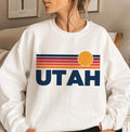 Utah Sweatshirt Retro Sun Unisex Vintage Utah Inspired Warm Pullover Jumper Personalization Available Sweatshirt – Easygoing Wear · Great Gift For Fans