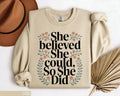 Motivational Sweatshirt Floral Shirt Inspirational Gift Positive Shirt Spiritual Shirt Mental Health Shirt Botanical Christian Sweatshirt – Warm & Stylish · Great Gift For Fans