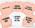 Matching Divorced Party Shirts Divorced Celebration T shirts Funny Divorce Sweatshirt Newly Divorced Tees Divorced Group Matching Outfit Sweatshirt – Cozy Vibes · Trending Graphic Apparel