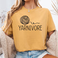 Yarnivore Funny Knitting T Shirt Knitter Gift Tee Yarn Lover T shirt Knitter Shirt Crafters Gift Cute Knitting Tee Yarn Lover Graphic Tee – Everyday Comfort · Great Gift For Fans