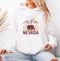 Nevada Hoodie Retro Unisex Nevada Hoodie Sweatshirt Personalization Available Hoodie – Cozy Vibes · Great Gift For Fans