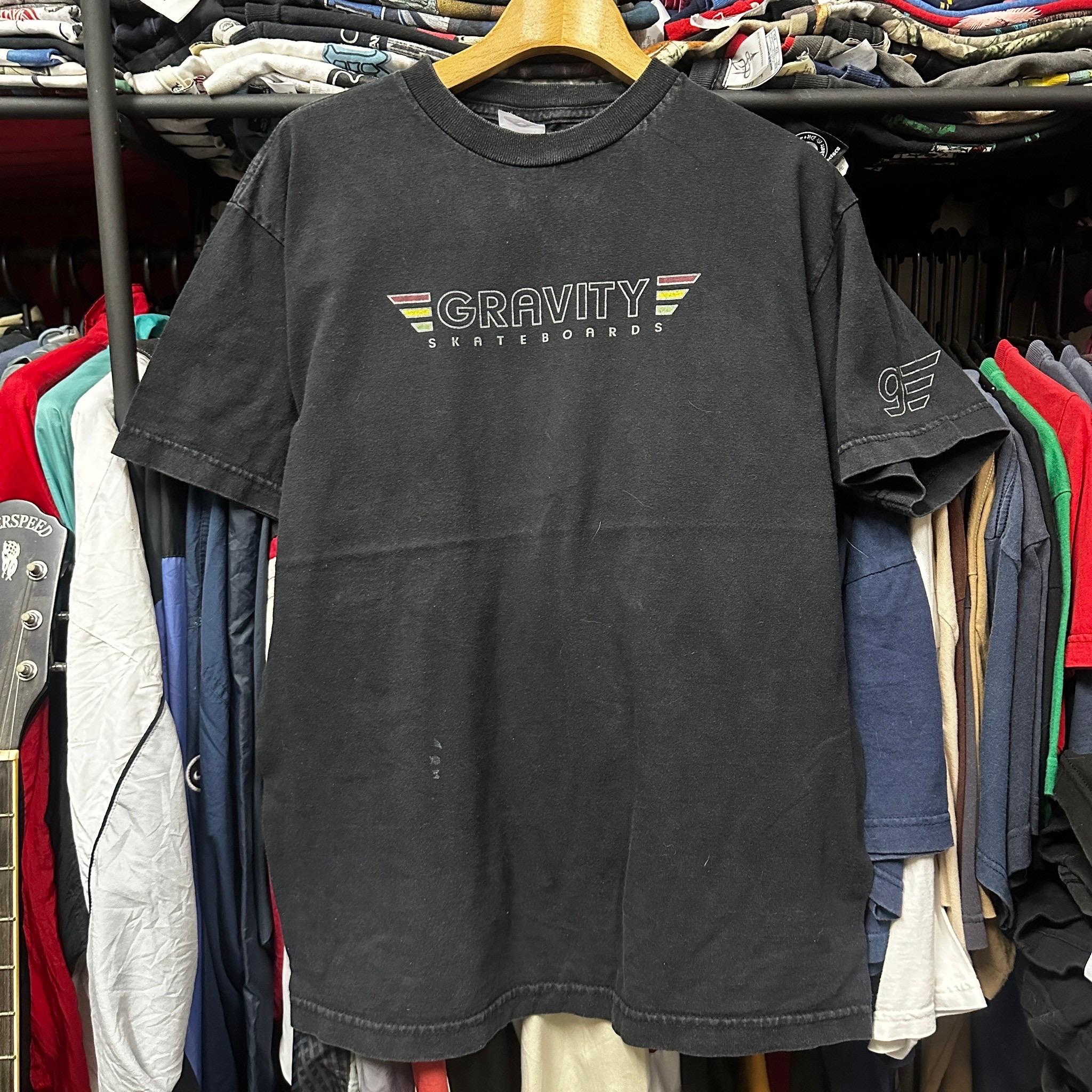 Vintage Gravity Skateboards T shirt Graphic Tee – Premium Graphic · Top Pick For Any Outfit
