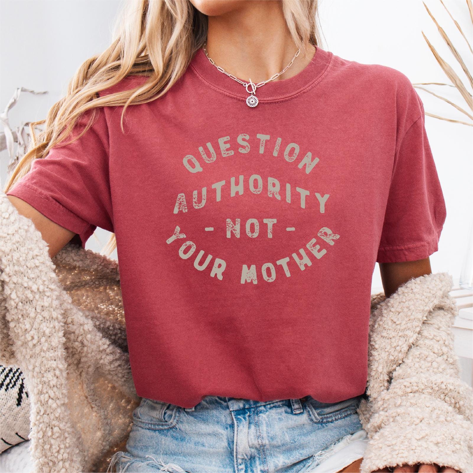 Question Authority Mom Life Shirt Mothers Day Shirt Mom Appreciation Shirt Funny Mom Shirt Gift for Mom Graphic Tee – Fan Favorite · Top Pick For Any Outfit