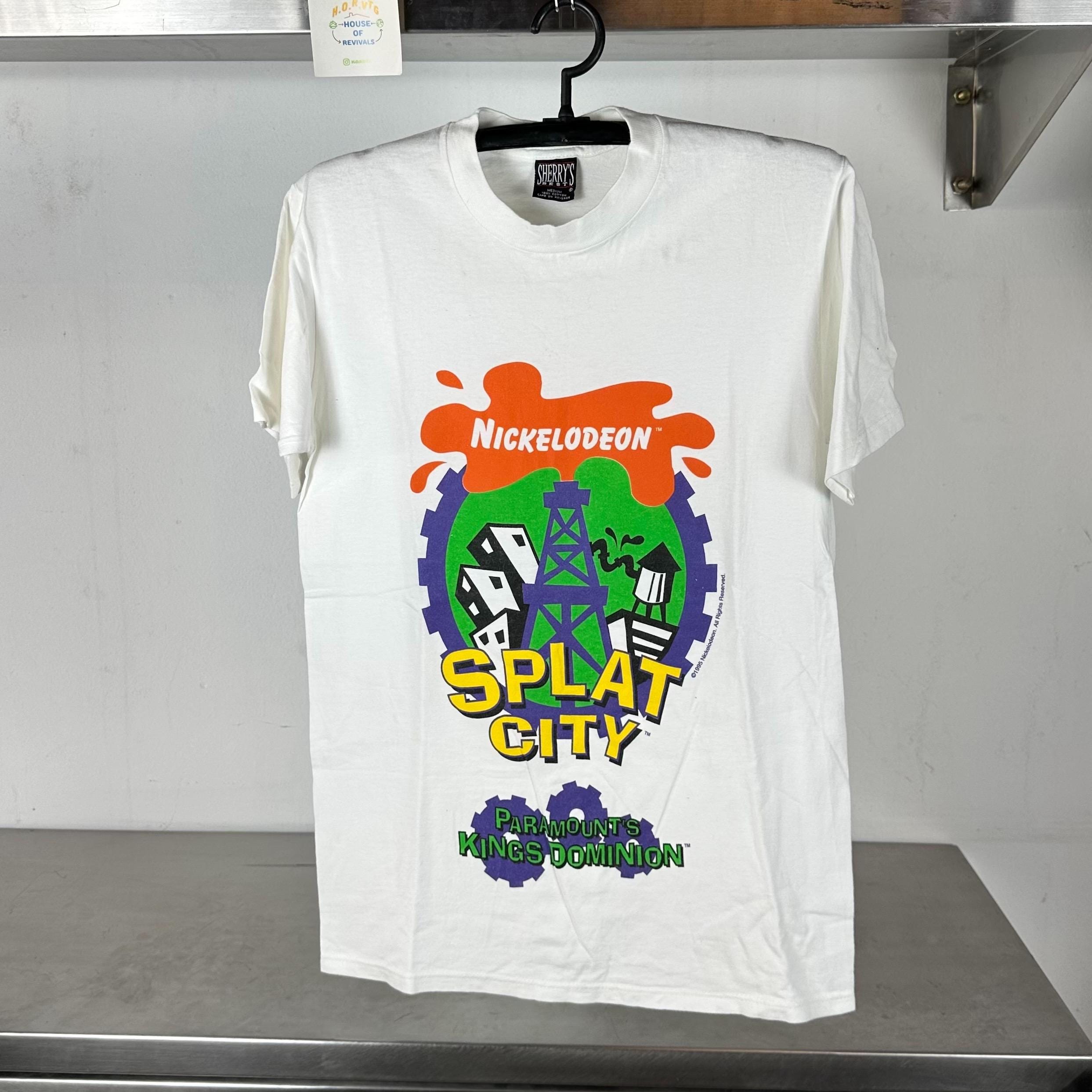 Vintage 1995 Nickelodeon Splat City Paramounts Kings Dominion Promo T shirt Vintage Nickelodeon Tshirts Nickelodeon Tshirts Cartoon Tees Graphic Tee – Feel-Good Design · Must-Have Style