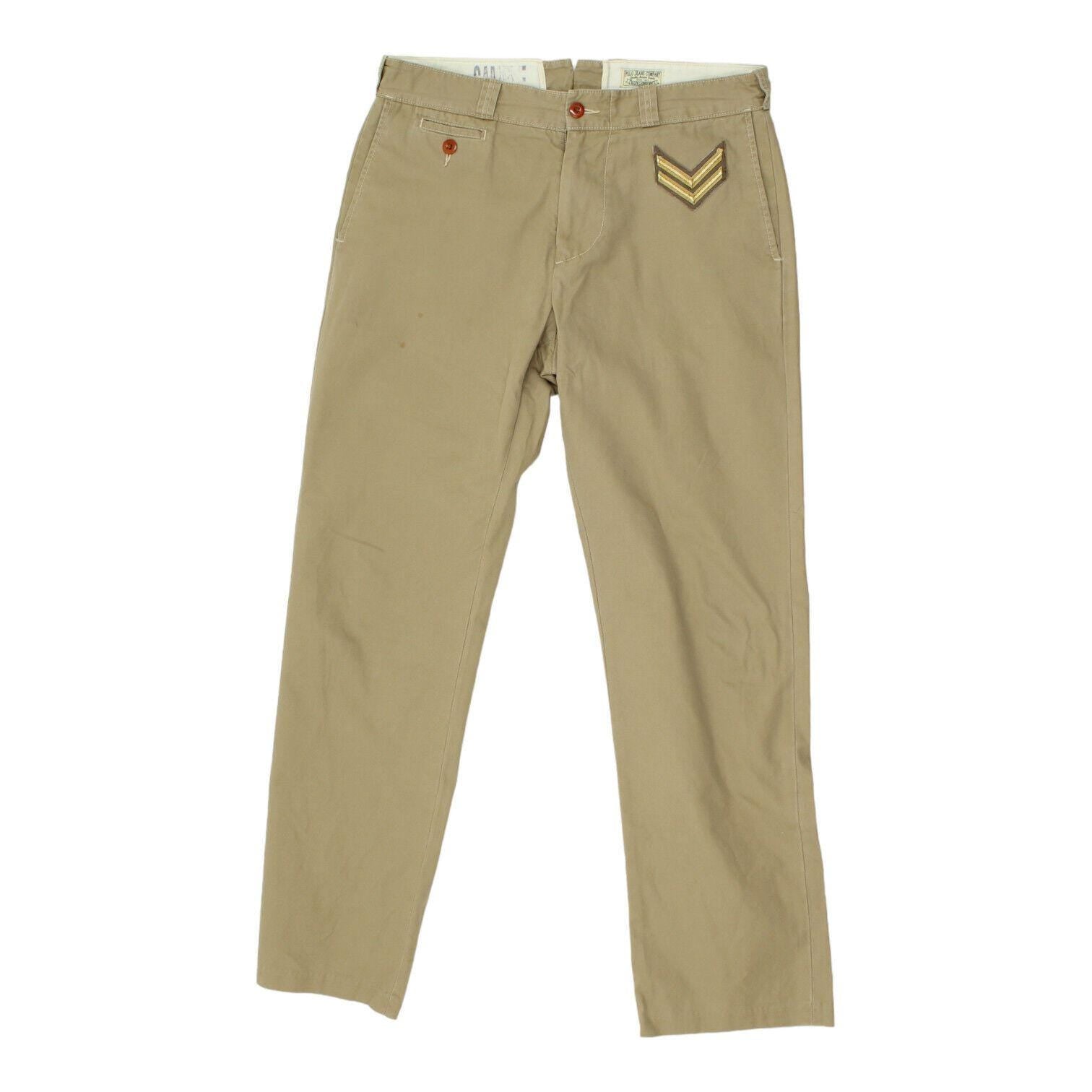 Ralph Lauren Mens Beige Chino Trousers Vintage High End Slacks VTG Graphic Tee – Cozy Vibes · Must-Have Style