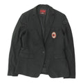 AC Milan x Diesel Womens Black Blazer Jacket High End Football Designer Suit Graphic Tee – Aesthetic Look · Must-Have Style
