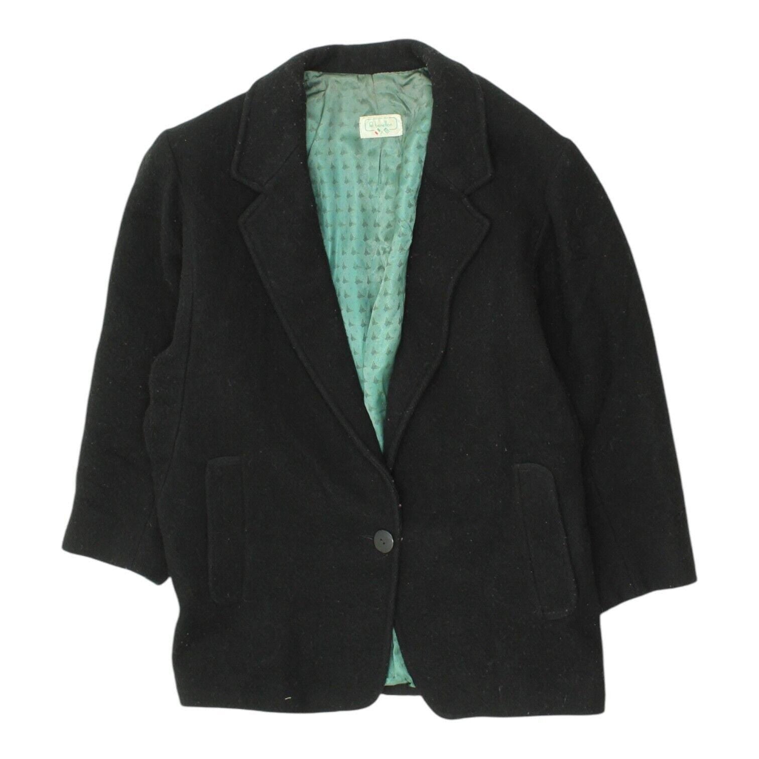 Benetton Womens Black 1 Button Wool Blazer Jacket Vintage Designer Formal VTG Graphic Tee – Feel-Good Design · Trending Graphic Apparel