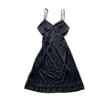 70s vintage black satin silky texture slip dress Graphic Tee – Cozy Vibes · Perfect For Daily Wear