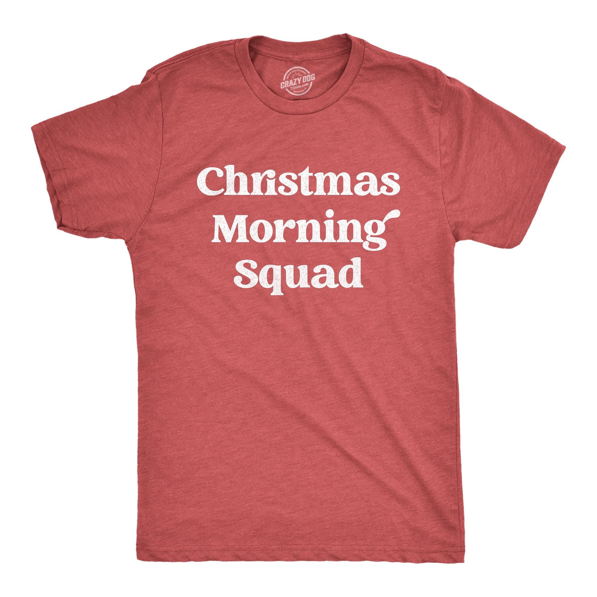 Funny Christmas Shirt Christmas Morning Squad Christmas Shirt Funny Shirt Xmas Offensive Xmas Gifts Funny Sarcastic Christmas Hoodies Hoodie – Soft Feel · Great Gift For Fans
