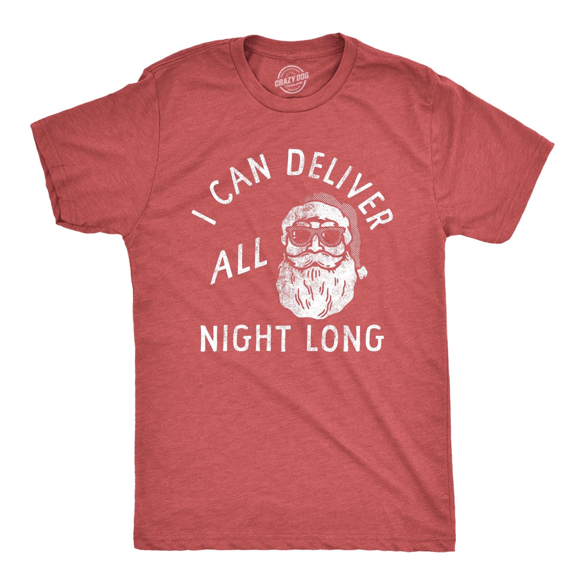 Rude Christmas Shirt I Can Deliver Call Night Long Vintage Santa Santa Christmas Funny T Shirt Xmas Rude Christmas Offensive Xmas Gifts Graphic Tee – Premium Graphic · Perfect For Daily Wear