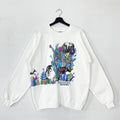 Vintage 90s Outdoor Outfitters Sweatshirt Elephant Crewneck Pheasant Sweater Pullover National Wildlife Duck Wolf Lion Print Logo Large Sweatshirt – Premium Graphic · Must-Have Style