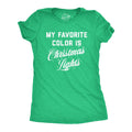 My Favorite Color Is Christmas Lights Christmas Party Shirt Women Whisky Glass Xmas Shirt Shirt Xmas Rude Christmas Tee Offensive Xmas Graphic Tee – Warm & Stylish · Trending Graphic Apparel