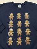 Vintage 2000s Y2K Graham Cracker Gingerbread Men Holiday Cartoon Sweatshirt M L Sweatshirt – Premium Graphic · Great Gift For Fans
