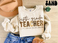 Melanated Fifth Grade Teacher Life Sweatshirt Black 5th Grade Teacher Gifts Black History Month Crewneck Shirt Women Sweatshirt – Easygoing Wear · High-Quality Print