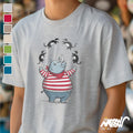 Juggling Cats Rhino T Shirt Funny Animal Graphic Tee Quirky Gift for Cat Rhino Fans Cute Illustrated Shirt Graphic Tee – Soft Feel · Trending Graphic Apparel