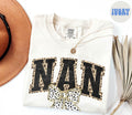 Nan Shirt Grandma Gifts Leopard Print Tshirt Dalmatian Dots Bow Coquette Tee Women Graphic Tee – Feel-Good Design · High-Quality Print