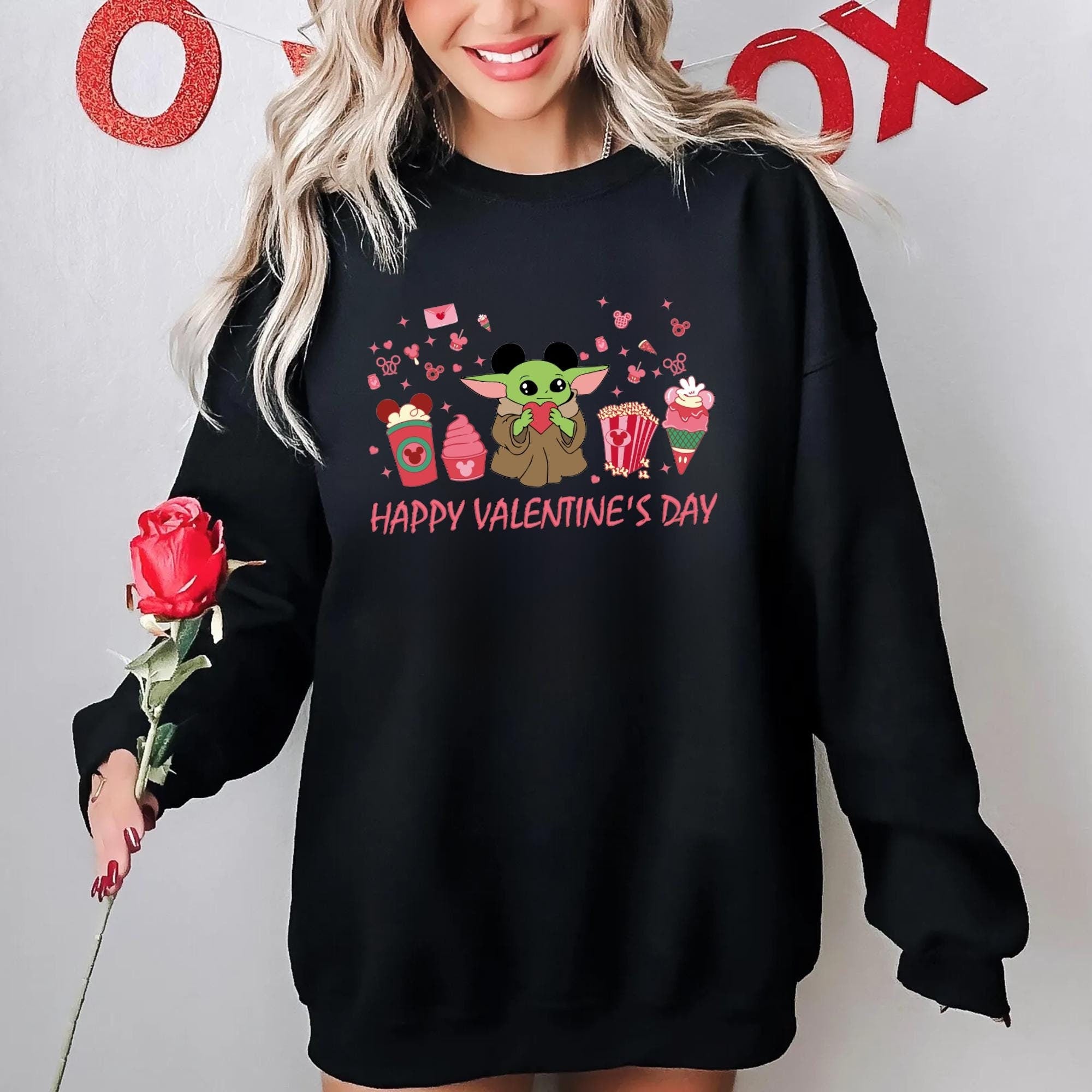 Yoda Valentines Shirt Star Wars Lover Tee Yoda Lover Tee Disney Valentines Tee Valentine Gift Happy Valentines Day Tee Love Sweatshirt Sweatshirt – Easygoing Wear · Trending Graphic Apparel