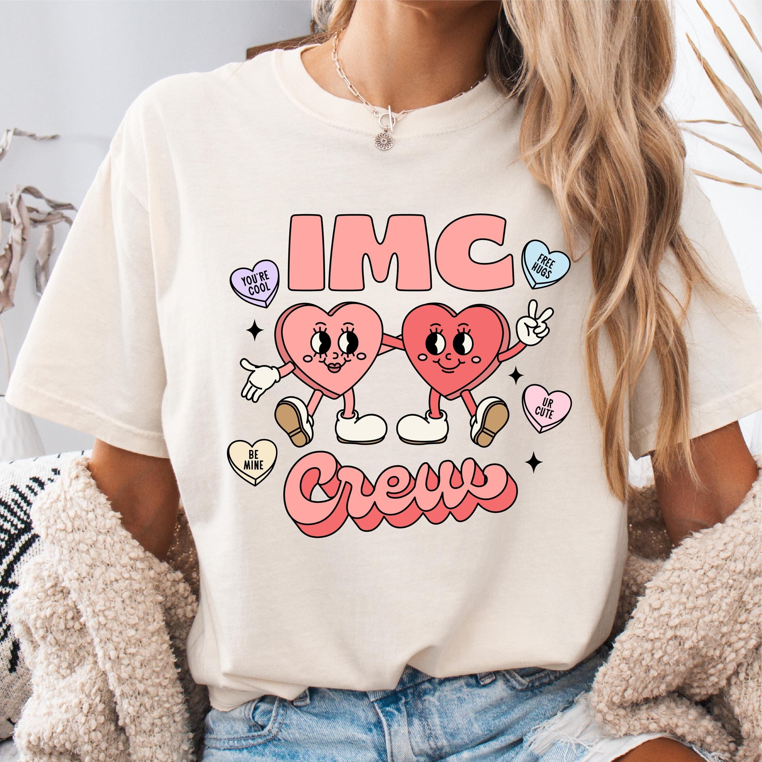 IMC Nurse Shirt Pink Valentines Coffee Intermediate Care Nursing Crew T shirt Thank You Gift Idea for IMC Rn Team Tshirt Gift for Coworker Graphic Tee – Feel-Good Design · Must-Have Style