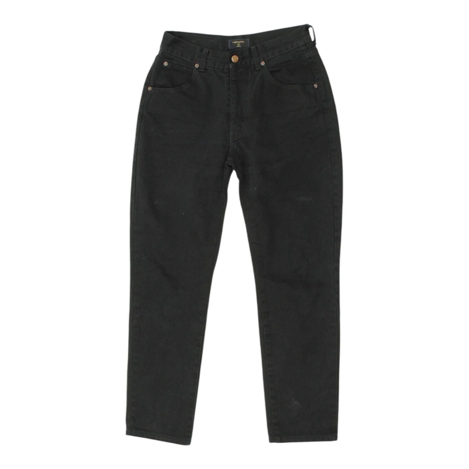 Valentino Womens Black High Waisted Tapered Jeans Vintage Designer Denim Graphic Tee – Feel-Good Design · High-Quality Print