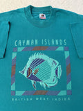 Vintage 1980s 80s 1990s Cayman Islands West Indies Fish Art Artwork T Shirt L Graphic Tee – Easygoing Wear · Great Gift For Fans