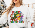 Winnie the Pooh Merry Christmas Shirt Holiday Tee with Pooh Tigger Piglet and Eeyore Tshirt or Sweatshirt Gift for Disney and Holiday Lovers Sweatshirt – Fan Favorite · High-Quality Print