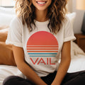 Vail Colorado TShirt Retro 80s Unisex Vail Shirt Personalization Available Graphic Tee – Feel-Good Design · Must-Have Style