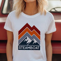 Steamboat Colorado TShirt Retro Mountain Unisex Steamboat Shirt Personalization Available Graphic Tee – Premium Graphic · Must-Have Style