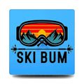 Ski Bum Wall Clock Mountain Lover Clock Winter Sports Home Decor Snowboarder Gift Cabin Wall Art Outdoor Enthusiast Present Ski Resort Graphic Tee – Easygoing Wear · Trending Graphic Apparel