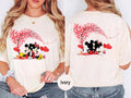 Mickey Minnie Valentine Shirt Disneyland Valentines Day Couple Tee Mickey Minnie Shirt Gift for Disney Lovers Disney Valentine Sweatshirt Sweatshirt – Easygoing Wear · High-Quality Print