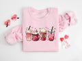 Women39s Valentines Day Sweatshirt Valentine Coffee t shirt Women39s Valentines Day Sweater Coffee Lover Sweatshirt Trendy Women39s shirt Sweatshirt – Fan Favorite · High-Quality Print